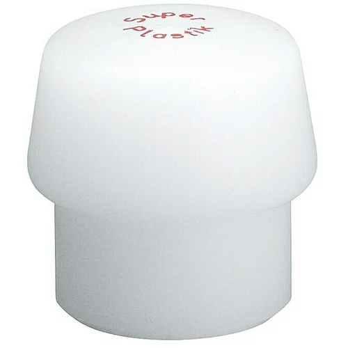HEKA Simplex uložak (Promjer glave: 60 mm, Bijele boje, Srednje tvrdo, Namijenjeno za: Halder plastični čekić Simplex)