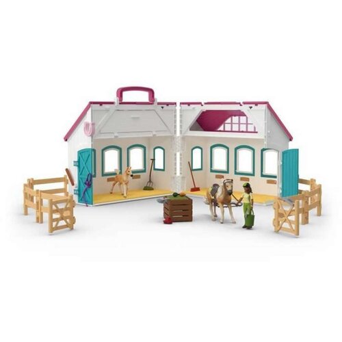 Figure 42703 - Konjeni&amp;scaron;ki klub - Odprt hlev z majhno podkvijo - 1 k. Slike
