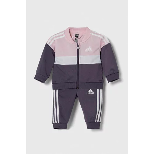 Adidas Trenirka za dojenčka vijolična barva