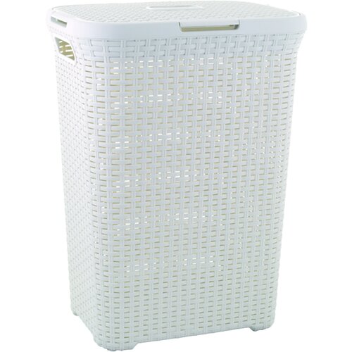 Keter Košara za perilo Deco Ratan (60 l, 34 x 45 x 62 cm, bela) Cene