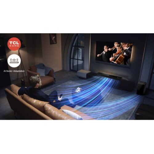 Tcl Soundbar Q85H PRO/Wireless SW+STL/DTS:X/Dolby Atmos/860W/96dB/AI sonic/crna Slike