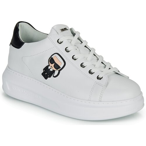 Karl Lagerfeld Nizke superge KAPRI KARL IKONIC LO LACE Bela Slike