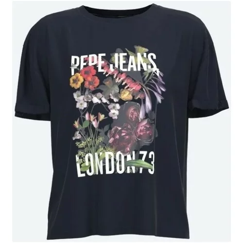 Pepe Jeans Majice s kratkimi rokavi PAULINE PL505220 Modra