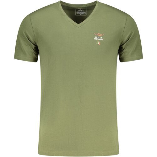 Aeronautica Militare Mu&amp;scaron;ka zelena majica kratkih rukava Slike