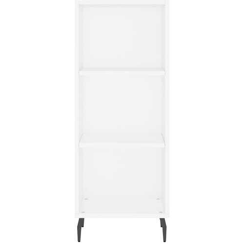  Komoda bijela 34,5 x 32,5 x 90 cm od konstruiranog drva Slike