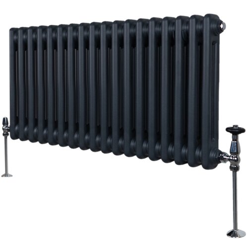 Monster tradicionalni radiator z 2 stolpcema - 300 x 832 mm - antracitno siva, (21569839) Cene