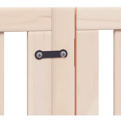 vidaXL Vrata za pse s vrata&scaron;cima 9 panela sklopiva 450 cm drvo topole Cijene
