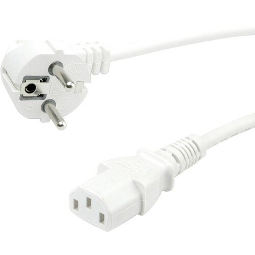 Value Napajalni kabel \, ravna IEC vtičnica\, bela\, 0\,6 m 19.99.1016 tok priklučni konektor bela 0.60 m, (20414949) Cene