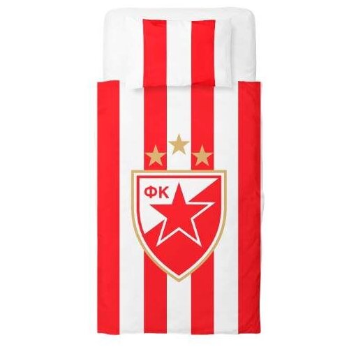 Stefan tekstil Krevetski set crvena zvezda 140x200- crveni grb ( 801-set.crvenigrb ) Cene