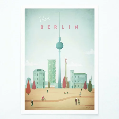 Travelposter Plakat Berlin, A2