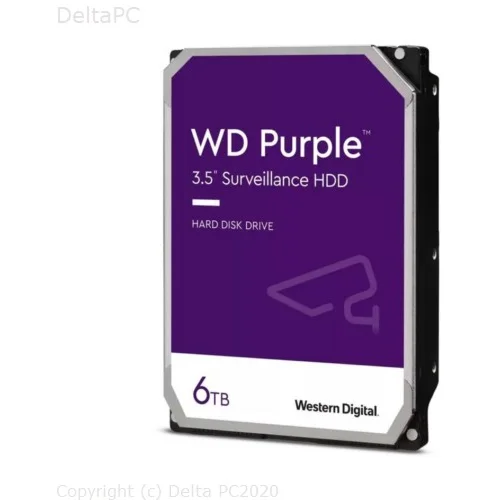 HDD INT 6TB WD Purple Surveillance 3,5" SATA WD64PURZ