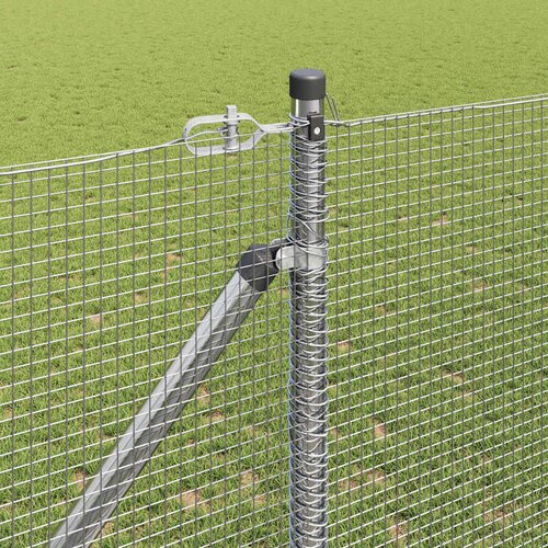  Zavareno žičano ograđivanje s bodljama 25 x 1,4 m Srebrna Mreža Slike