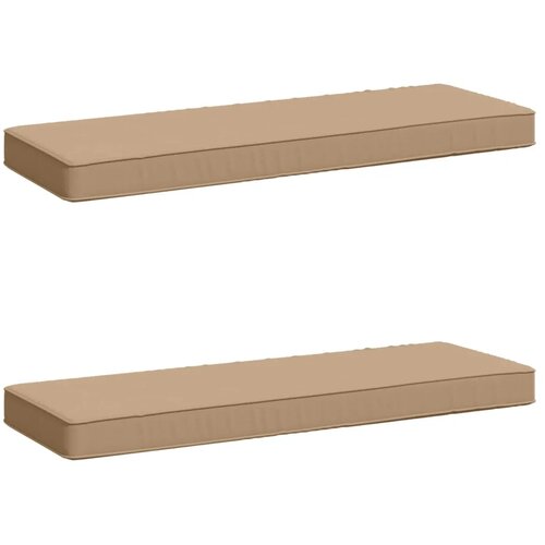  Jastučići za klupe - 2 dijela VUGHT 2 pcs 100% poliester - Pje&scaron;čana (melange) 60 x 30 cm 2 Cijene