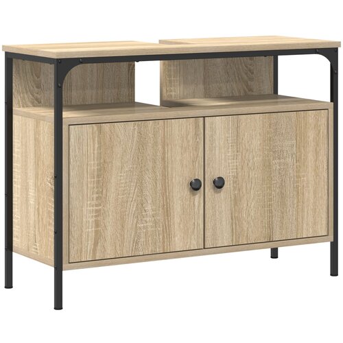 VidaXL Umivaonik Kabinet Sonoma Hrast 80x30x60 cm Obrađeno Drvo Slike