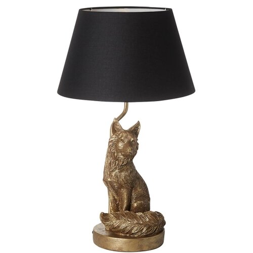  Endon 106796 - Stona lampa FOX 1xE14/6W/230V crna/mesing Slike