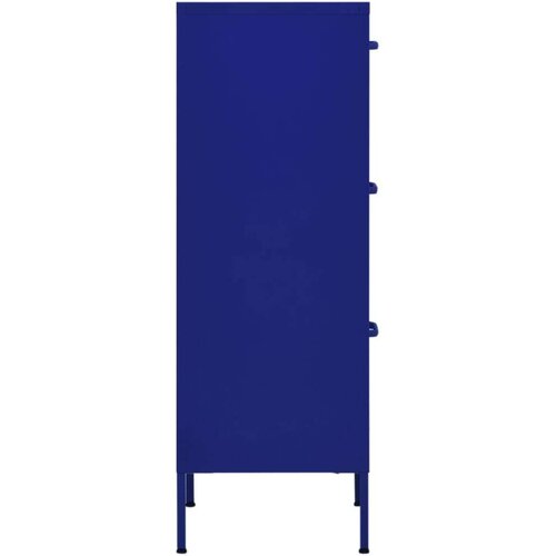 VidaXL Ormarić za pohranu modri 42,5 x 35 x 101,5 cm čelični Slike