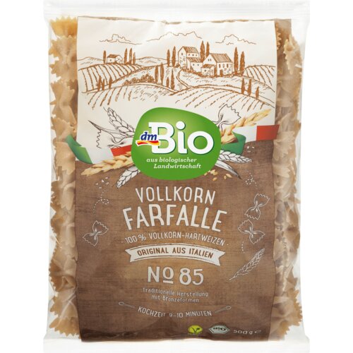 dmBio Integralna testenina Farfalle - mašnice 500 g Slike