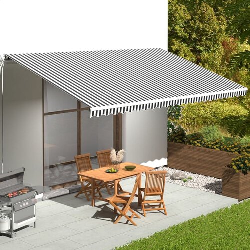  Zamjenska tkanina za tendu antracit-bijela 6 x 3,5 m Cijene