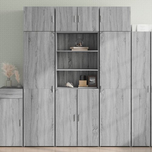vidaXL Visoka komoda boja hrasta 70x42,5x185 cm od konstruiranog drva Cijene