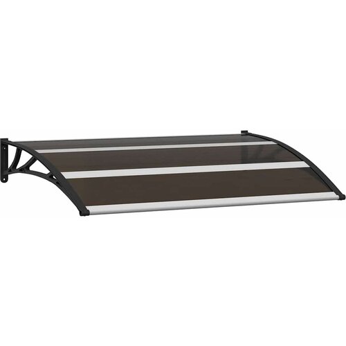 Maison Chic Nadstre&amp;scaron;ek - Senčniki za vrata črn 120x75 cm PC, (22039447) Slike