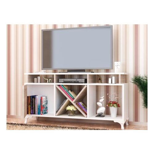 Hanah home tv polica ay white cordoba Slike