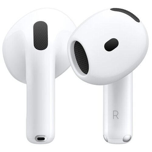 Apple AirPods 4 Wireless Earbuds, Bluetooth Headphones, Personalized Spatial Audio, Sweat and Water Resistant, USB-C Charging Case, H2 Chip, Up to 30 Hours of Battery Life, Effortless Setup for iPhone Cene