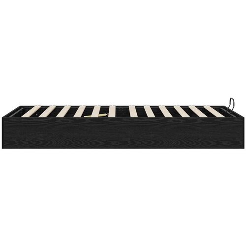  Otoman krevet Crni hrast 193 x 120 x 25 cm Iverica - Crni hrast 90 x 200 cm Slike