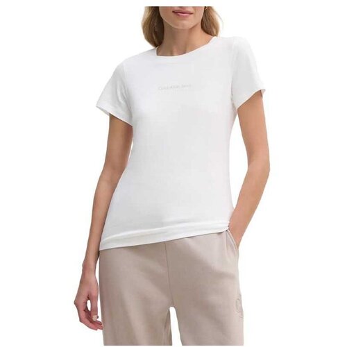 Calvin Klein bela ženska majica CKJ20J224990-YAF Cene