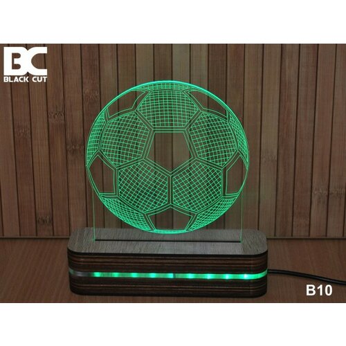 Black Cut 3D lampa jednobojna - fudbalska lopta ( B10 ) Cene