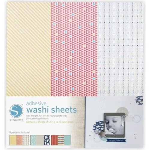 Silhouette Adhesive Washi Paper - 1 set. Cene