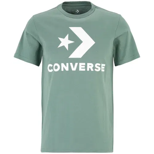 Converse Majica smaragdno zelena / bijela