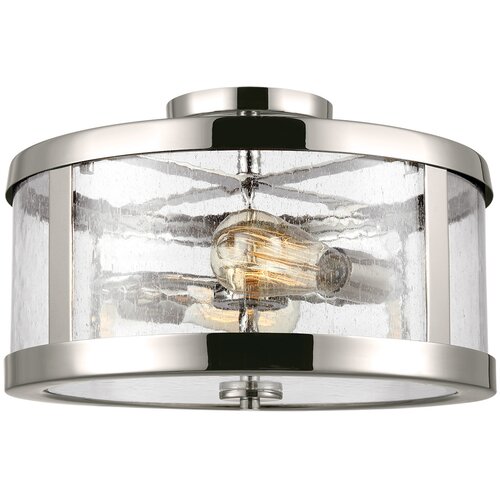 Elstead Lighting Elstead Harrow Cilindrična vgradna svetilka z 2 lučema, polirana nikelj, (22098513) Cene