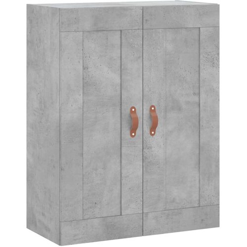 VidaXL Stenska omarica betonsko siva 69,5x34x90 cm inženirski les Slike