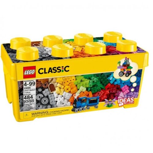 Lego Classic Srednja kreativna kutija kocki sa zelenom podlogom 10696 Slike