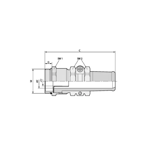  Kabelska uvodnica M40 mesing prirodne boje LappKabel SKINDICHT SRE-M 40X1,5/36/26/22 5 kom.