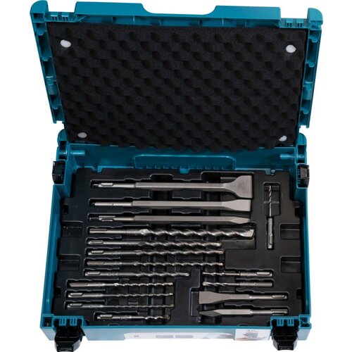Makita E-17790 set SDS-PLUS svrdla i dlijeta u Makpac koferu Slike