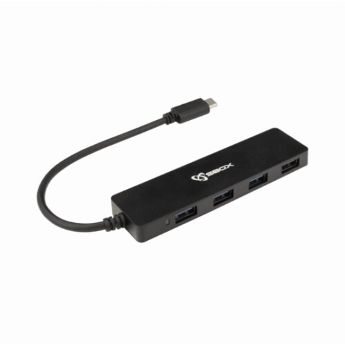 S Box usb 3.0 hub h 404 - 4 porta, povezivanje preko usb c 3.1 Cene