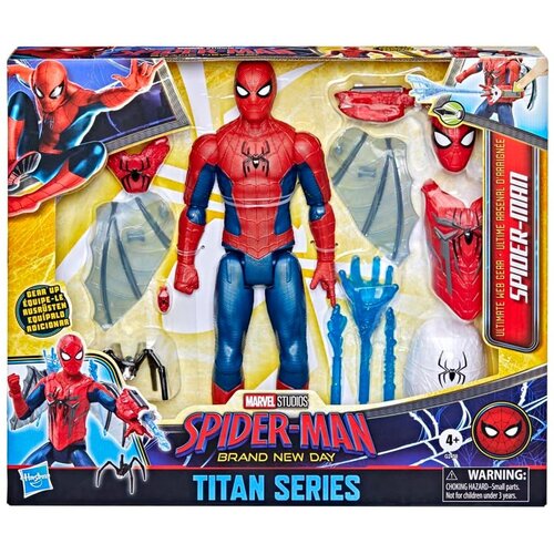 Hasbro Spider-Man Potpuno novi dan: Ultimate Web Gear &amp;ndash; opremljiva akcijska figura s dodacima, 29 cm &amp;ndash; Slike