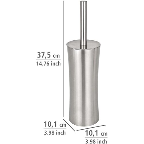 Wenko 16742100 - WC četka PIENO 10x37,5 cm nerđajući čelik/satin Slike