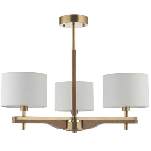  Endon 116993 - Luster na &amp;scaron;ipci HEATHCLIFF 3xE14/7W/230V mesing/jasen Slike