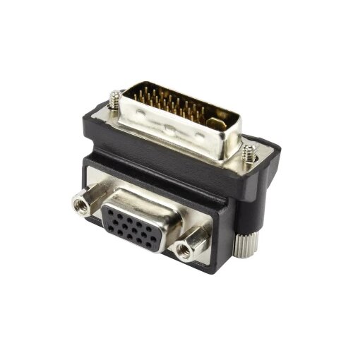 Renkforce DVI/VGA adapter [1x DVI utikač 24+5-pol. => 1x VGA-utičnica] kutni 90° adapter, Cijene