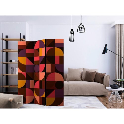 Artgeist Paravan Geometric Mosaic, 3-Delni, Dvostranski Slike