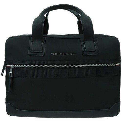 Tommy Hilfiger Torba za dokumente Th Elevated Nylon Computer Bag Črna Cene
