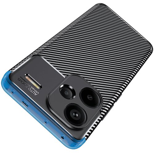 Techsuit CarbonFiber maska za Xiaomi Redmi Note 13 Pro+ 5G &amp;ndash; crna Slike