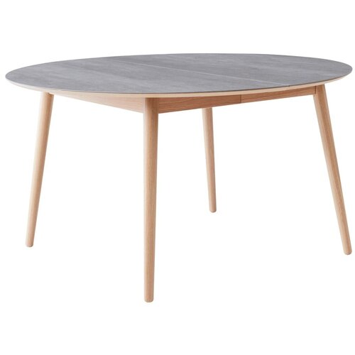 Hammel Furniture Okrugao pro&amp;scaron;iriv blagovaonski stol s keramičkom daskom &amp;oslash; 135 cm Meza &amp;ndash; Slike
