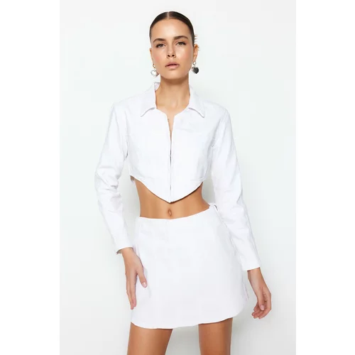 Trendyol Skirt - White - Mini