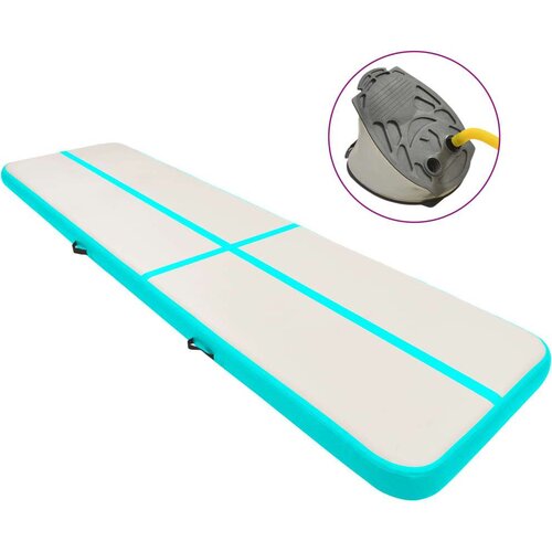  Strunjača na napuhavanje s crpkom 800 x 100 x 20 cm PVC zelena Cijene