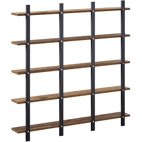  Polica na zidu Staro drvo 102 x 13.5 x 102 cm Konstruirano drvo Slike