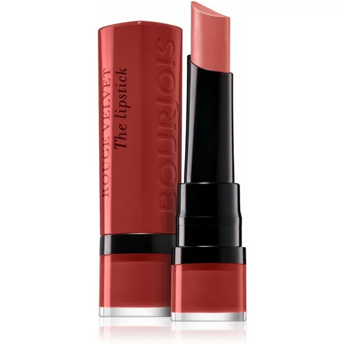 Bourjois Rouge Velvet The Lipstick mat šminka 2,4 g odtenek 12 Brunette za ženske