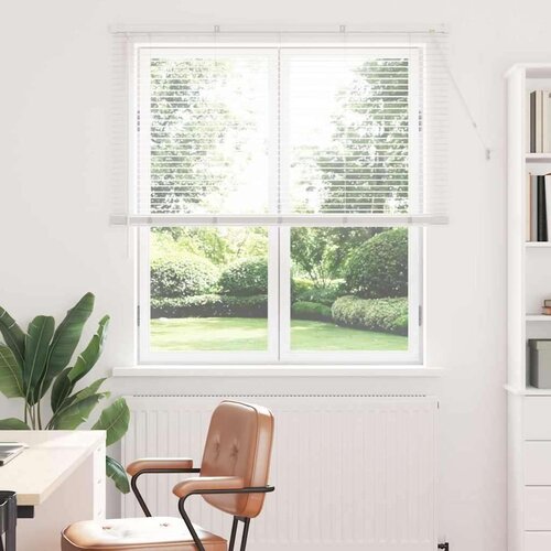 vidaXL Zavjesa za prozor sa zavjesama Ostalo Bijela 125 x 175 cm Aluminij Cijene